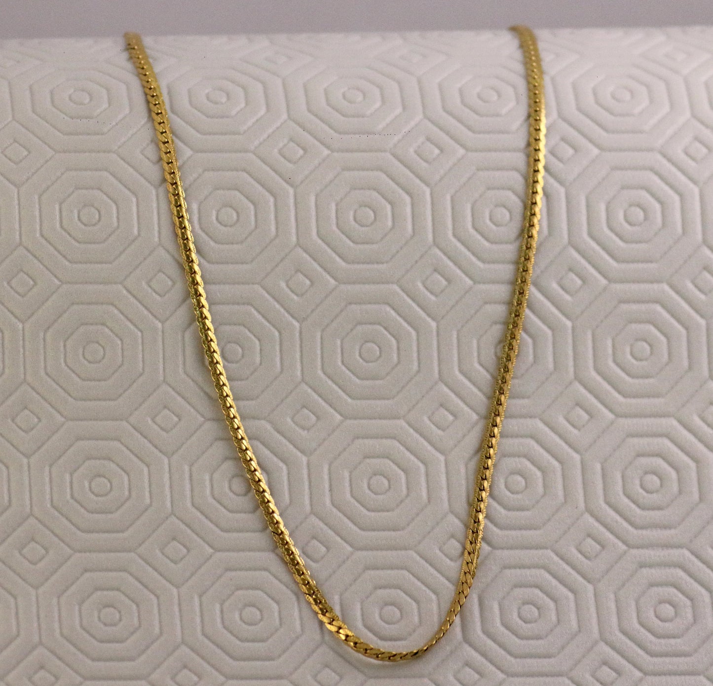 cadena grabada mujer 3mm 45cm GSJ078