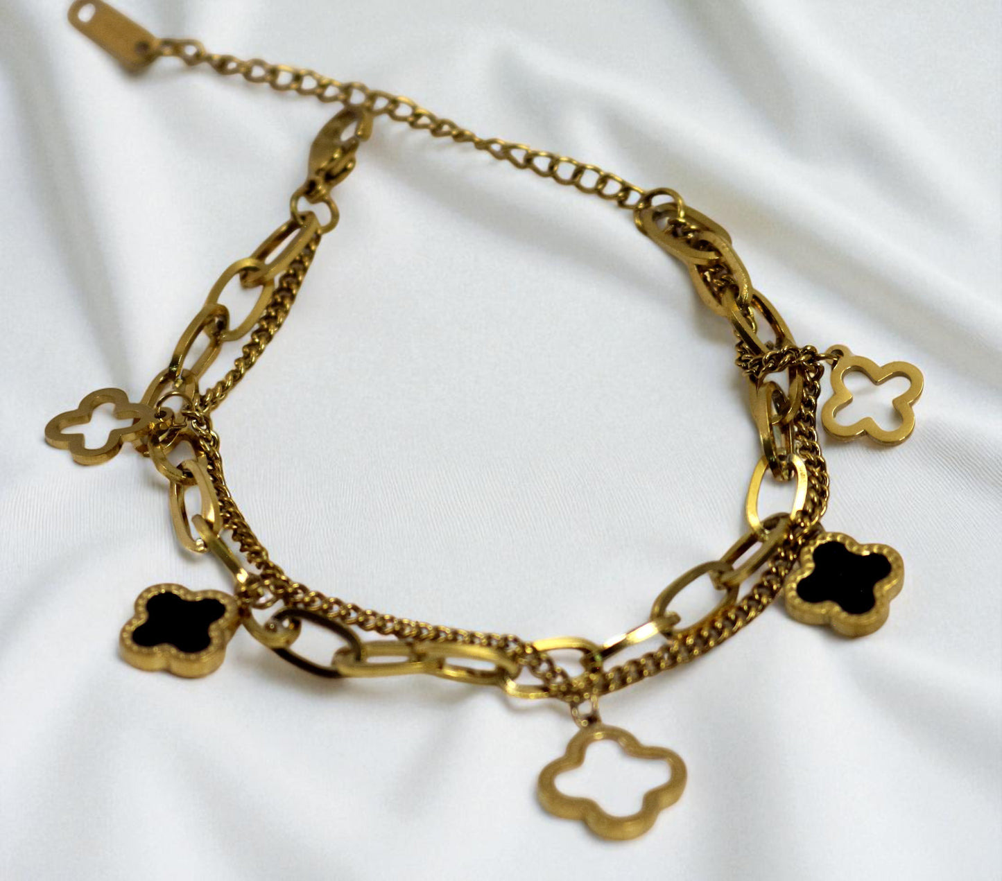 Pulsera Mujer Trébol Doble GSJ118