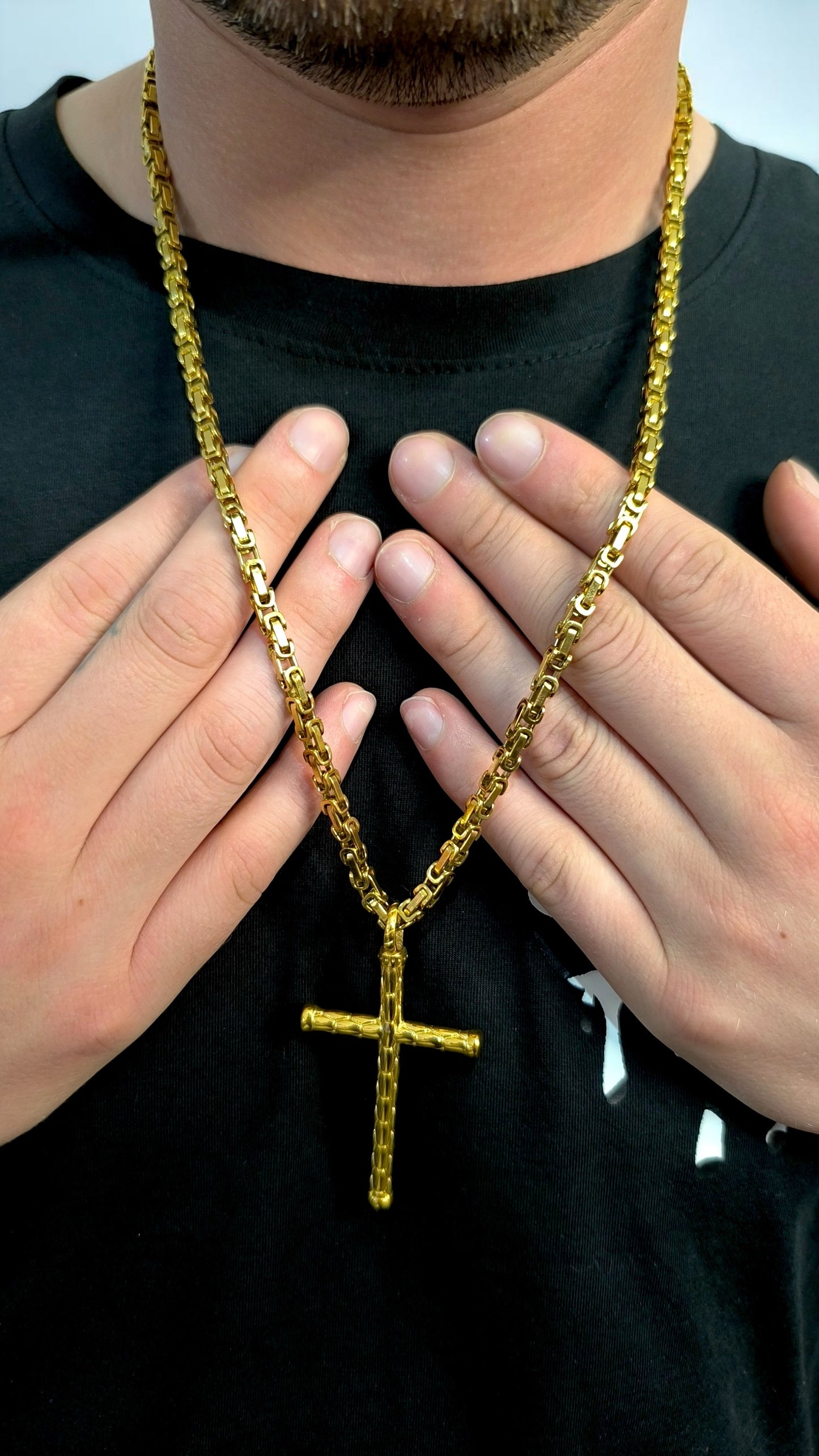 Dije Cruz Grabada GSJ135