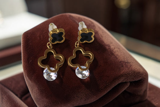 Aretes VC diamante mujer GSJ201