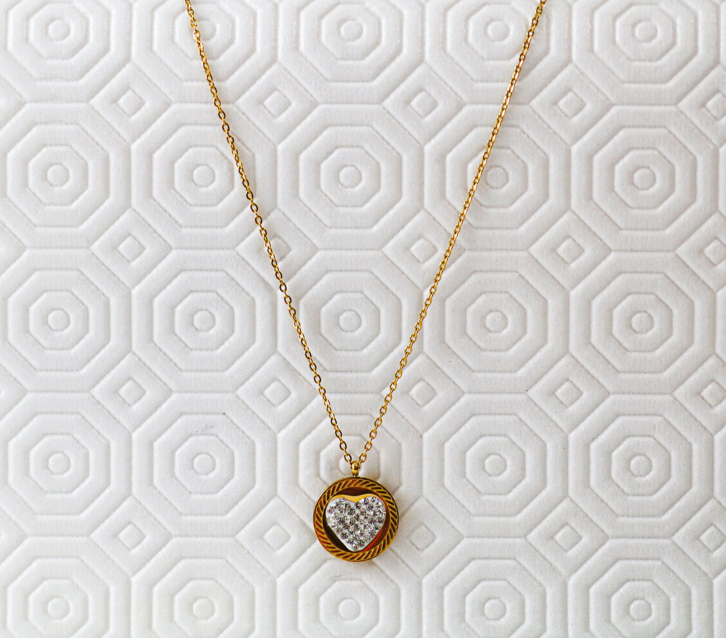 Cadena Mujer Corazón Redondo GSJ173