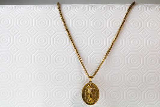 Cadena Trigo Hombre Virgen Guada GSJ168