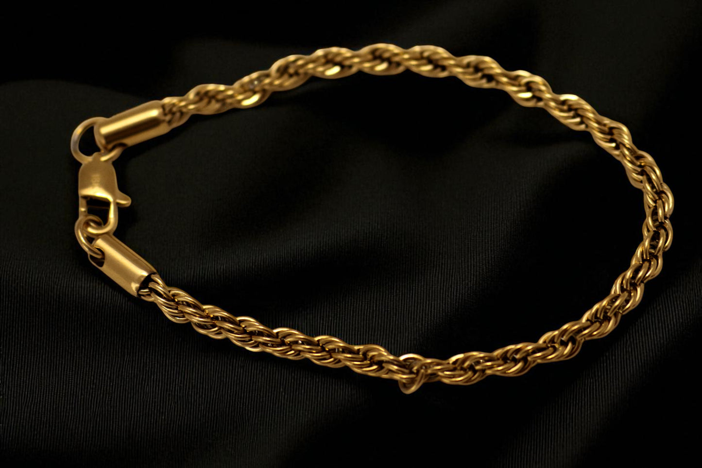 Pulsera Lazo Hombre 4mm 20cm GSJPULH037