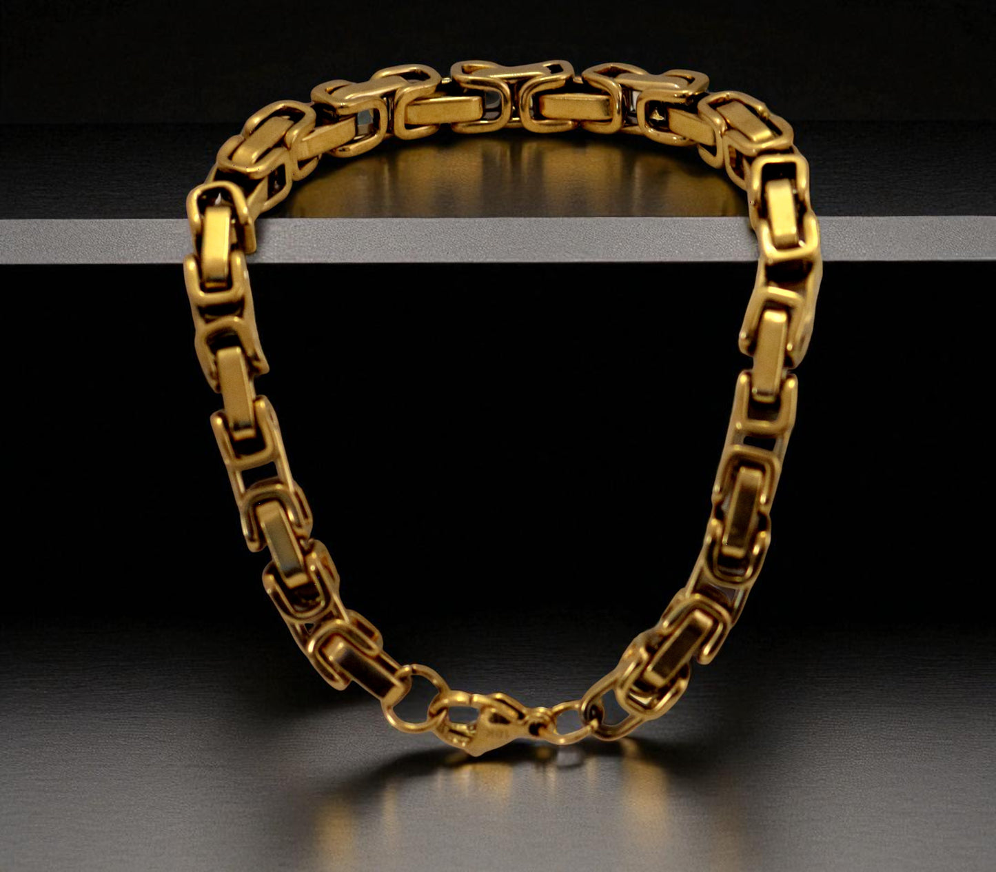 Pulsera Rustica Hombre 6mm 20cm GSJ071