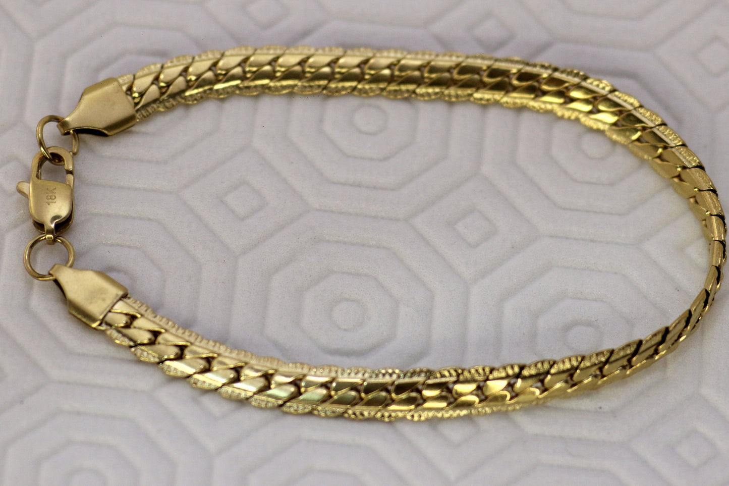 Pulsera Grabada Hombre 6mm 20cm GSJ077