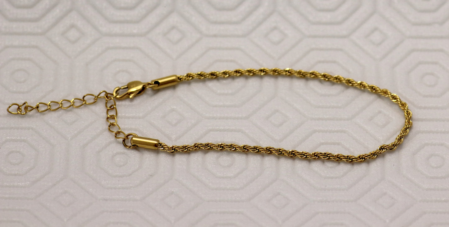 Pulsera Lazo Mujer 2mm 17cm GSJ039