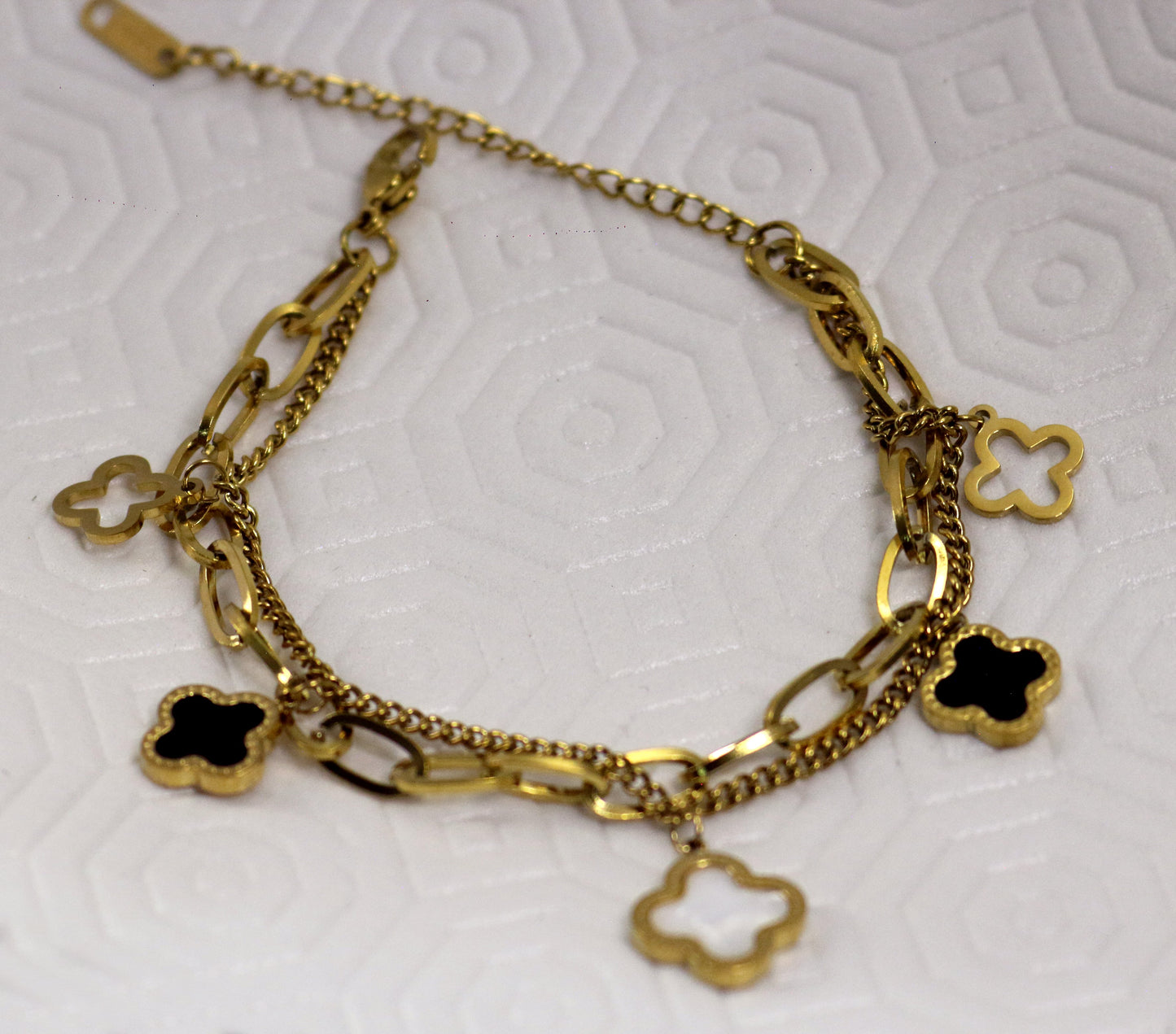 Pulsera Mujer Trébol Doble GSJ118