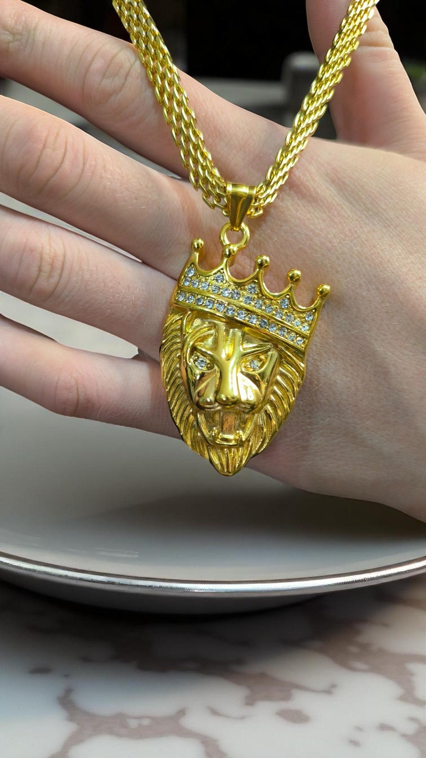 Dije León Rey GSJ139