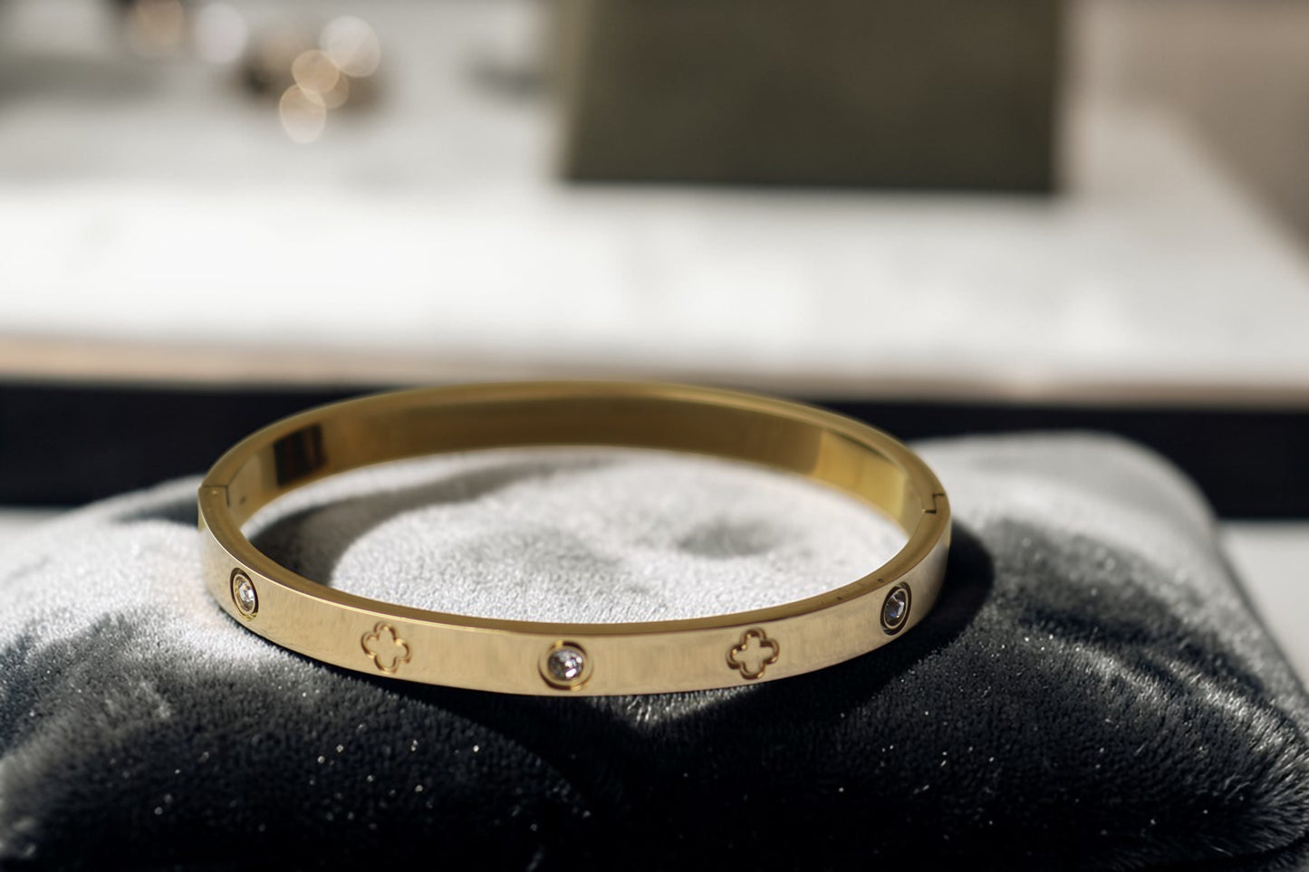 Pulsera VC Trébol Diamante Mujer GSJ202
