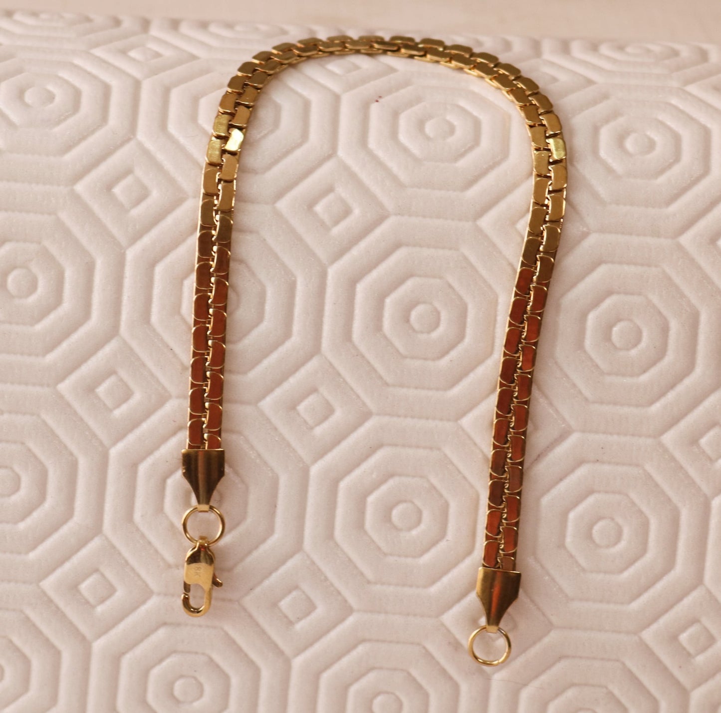 Pulsera bloque Hombre 5mm 20cm GSJ185