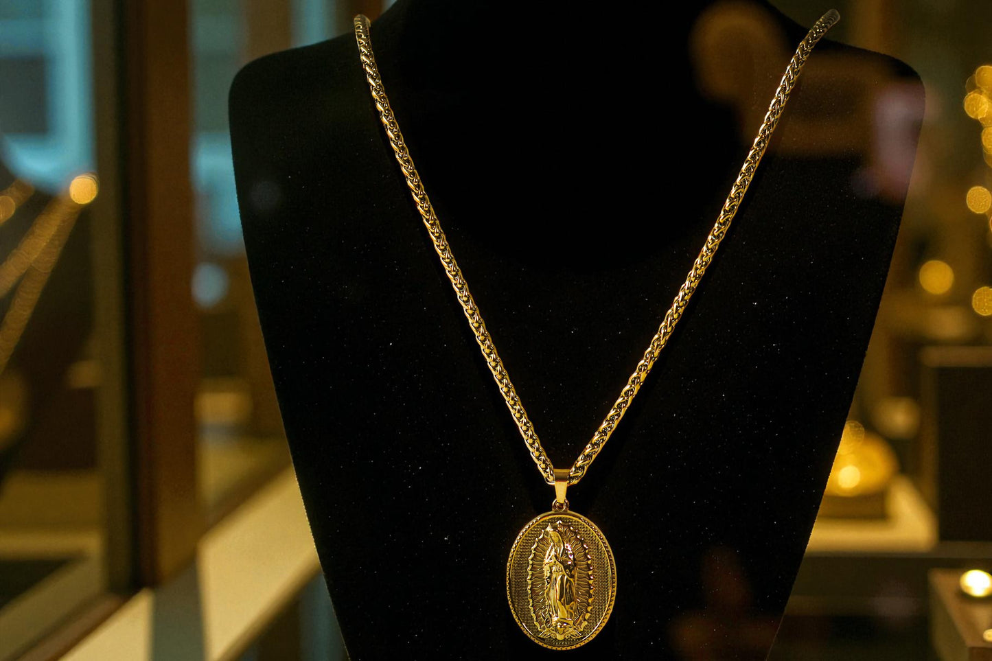 Cadena Trigo Hombre Virgen Guada GSJ168