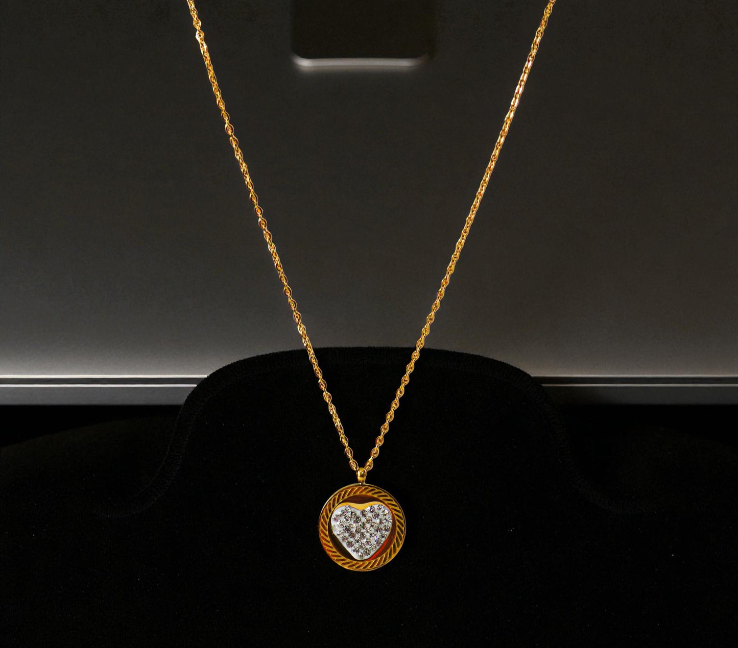 Cadena Mujer Corazón Redondo GSJ173
