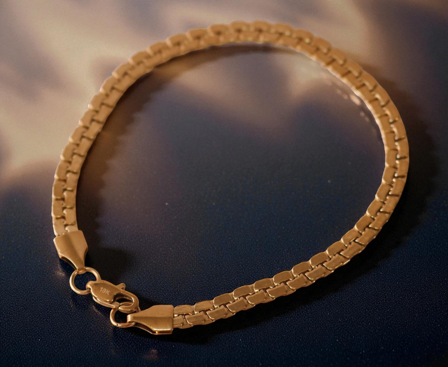 Pulsera bloque Hombre 5mm 20cm GSJ185