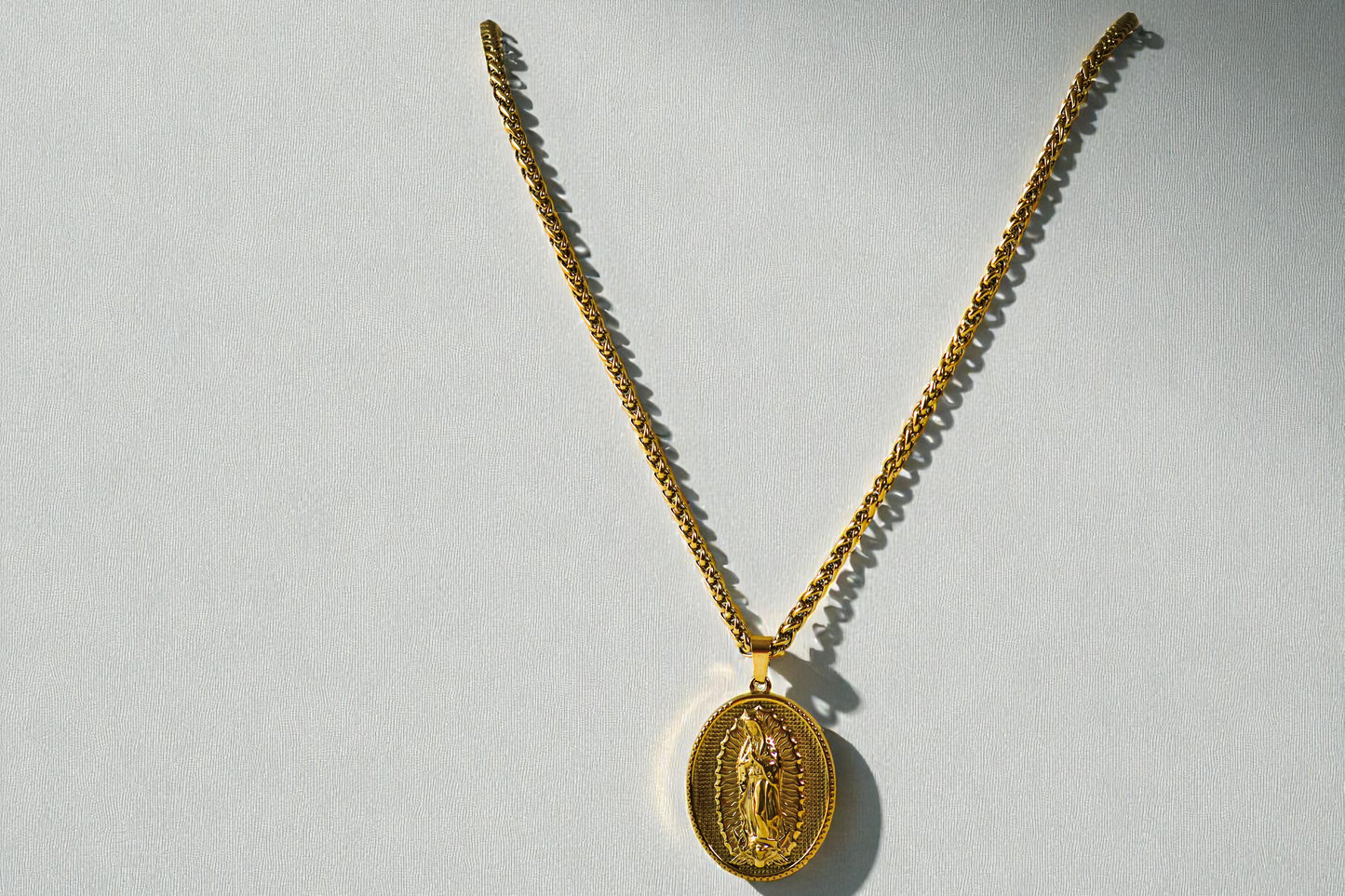Cadena Trigo Hombre Virgen Guada GSJ168