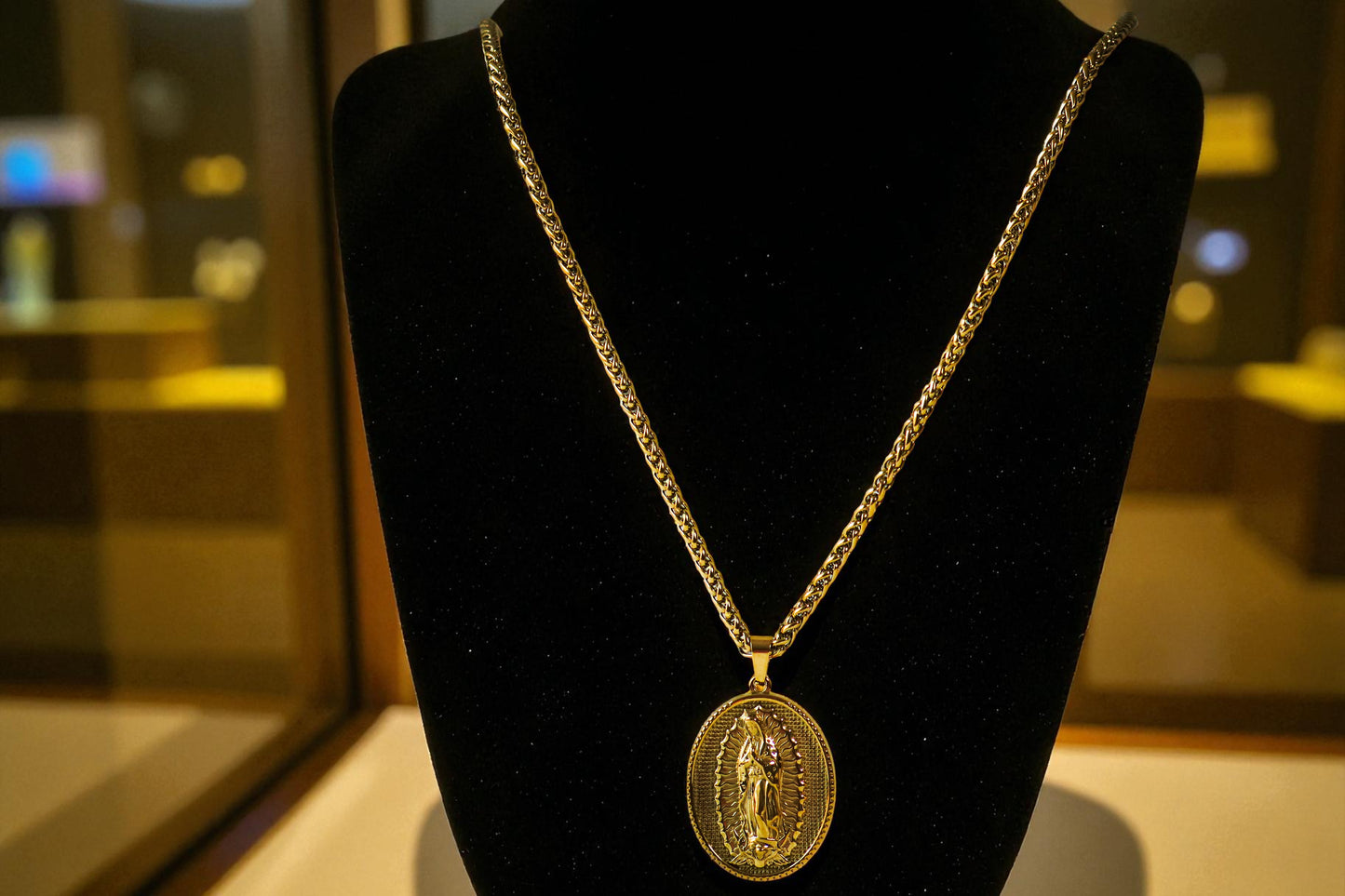 Cadena Trigo Hombre Virgen Guada GSJ168