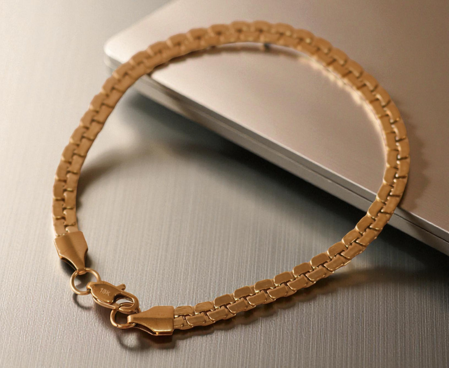 Pulsera bloque Hombre 5mm 20cm GSJ185